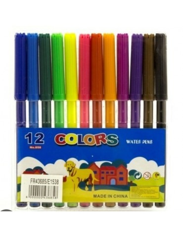 MARCADOR FINO X12  858 COLORS
